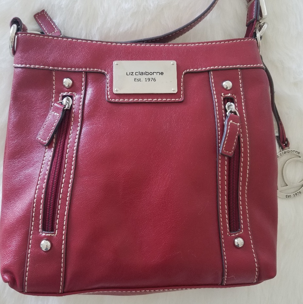 Liz Claiborne Red leather Handbag